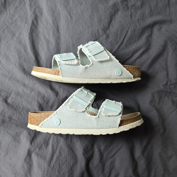 Birkenstock Arizona Vegan Light Blue - Picture 2 of 9